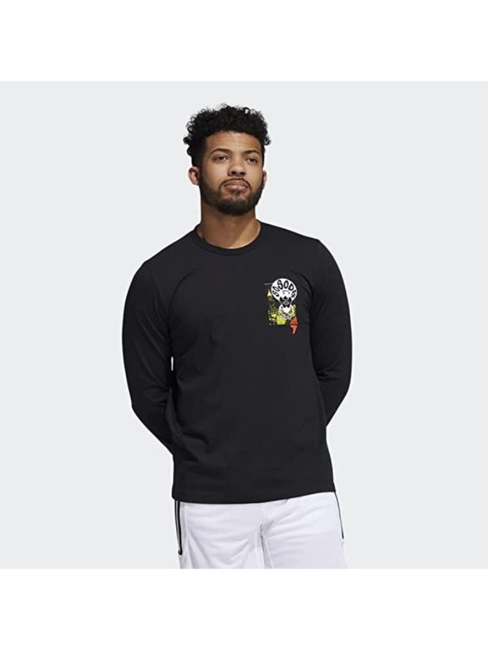 Adidas Shirt Mens Small So So Def Black Long Sleeve Graphic Tee Shirt *NWT*